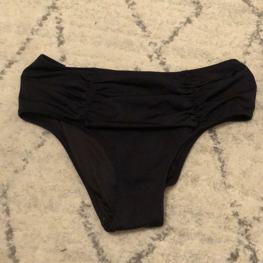 black bikini bottoms